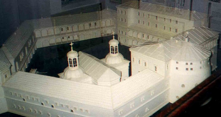 Image - Berezhany castle: reconstruction model in the Berezhany museum.